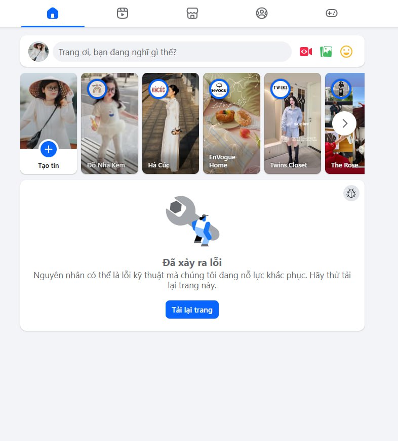 Nóng: Facebook gặp lỗi trên diện rộng, giao diện trắng xoá! 