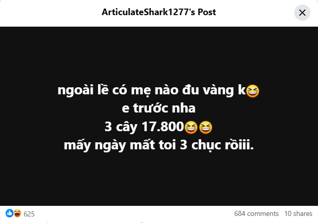 Nguyên văn bài đăng của người này (Ảnh chụp màn hình)