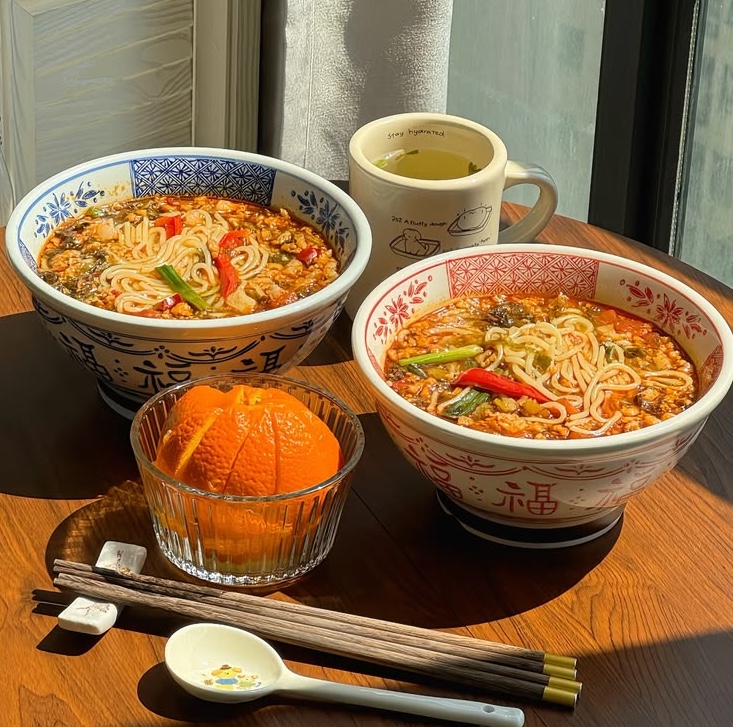 Bát đĩa giả sứ đẹp mắt, trọng lượng nhẹ nhưng chịu nhiệt kém (Ảnh minh họa)