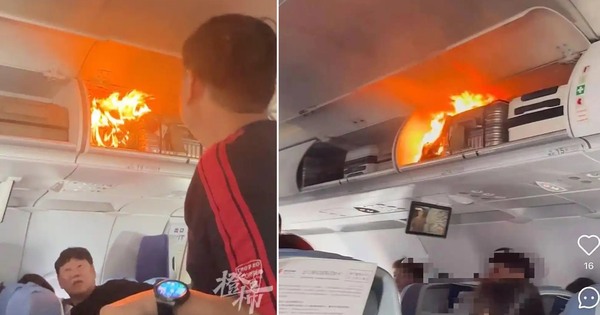 Khoang hành lý bốc cháy dữ dội vì sạc dự phòng, máy bay phải hạ cánh khẩn cấp trong một chuyến bay của hãng Air China vào năm ngoái
