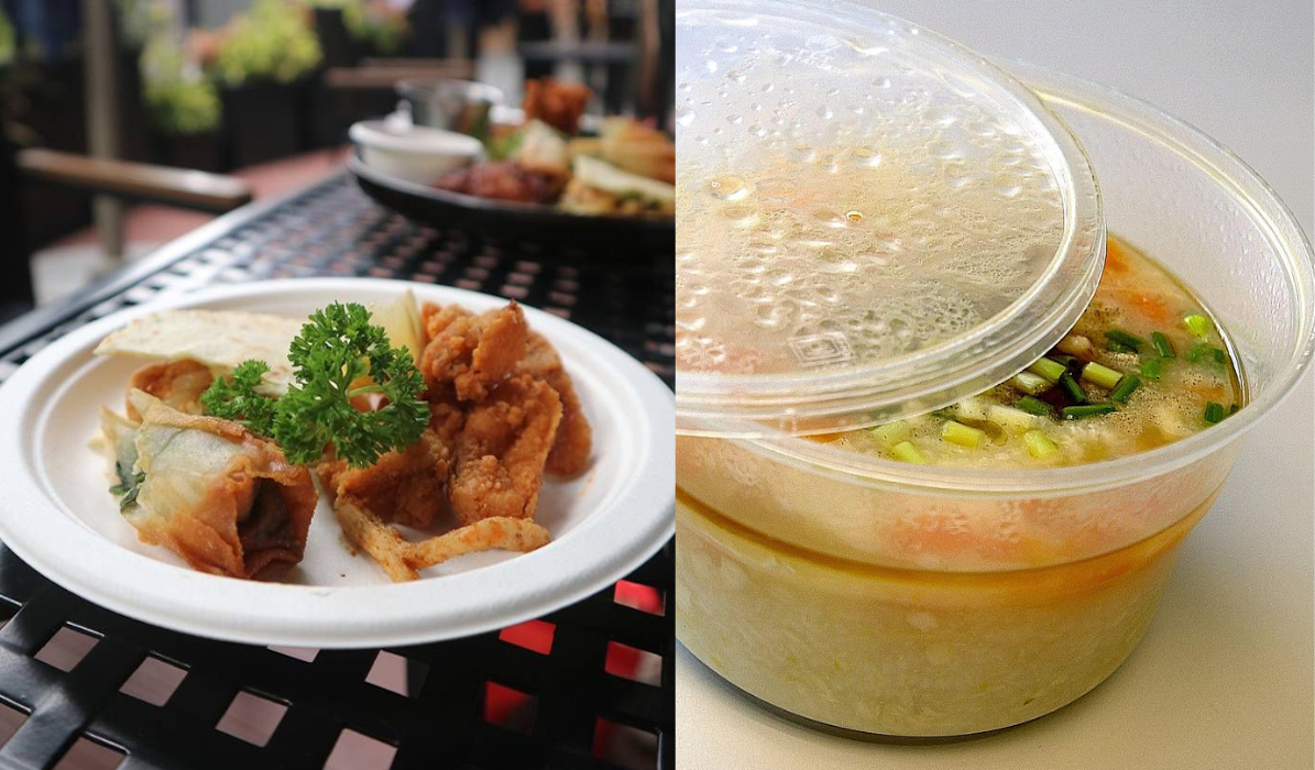 Không nên dùng bát đĩa nhựa đựng thực phẩm nóng, nhất là đồ nhựa dùng một lần (Ảnh minh họa)