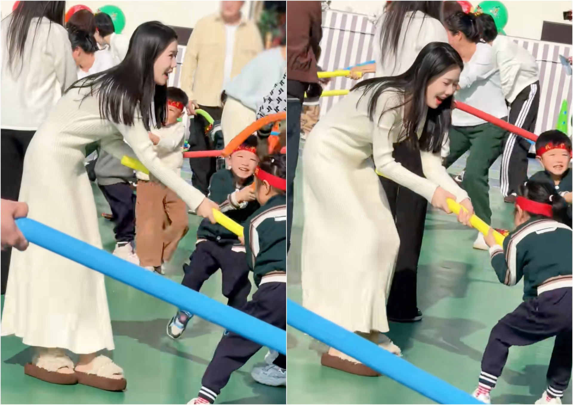 Việc lựa chọn trang phục không phù hợp khi tham gia sự kiện ở trường cùng trẻ có thể gây ra nhiều bất tiện (Ảnh chụp màn hình)