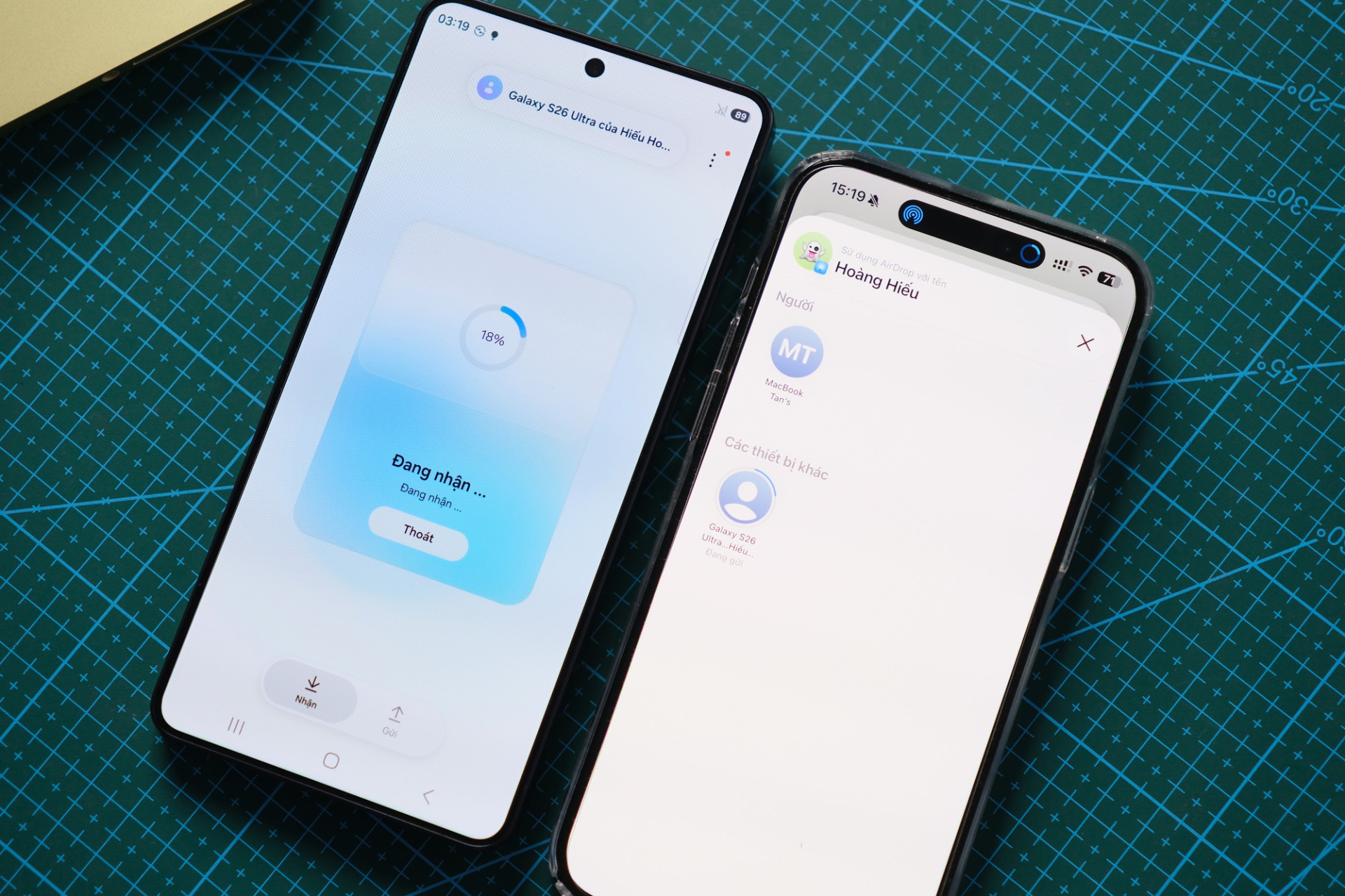 Tạm biệt Zalo, Messenger, điện thoại Samsung đã có thể AirDrop siêu tiện với iPhone