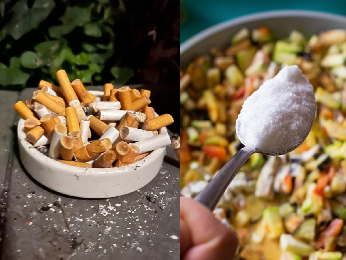 Hút thuốc và ăn thừa muối đều làm tăng nguy cơ mắc ung thư dạ dày, ung thư thực quản (Ảnh minh họa)