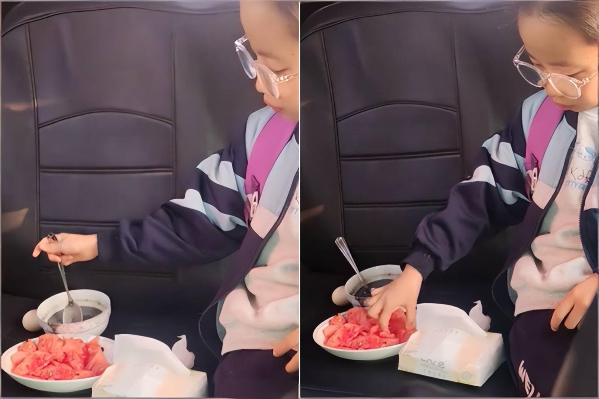 Nhiều người cho rằng bữa ăn dù sạch sẽ nhưng không đủ chất cho trẻ (Ảnh chụp màn hình)