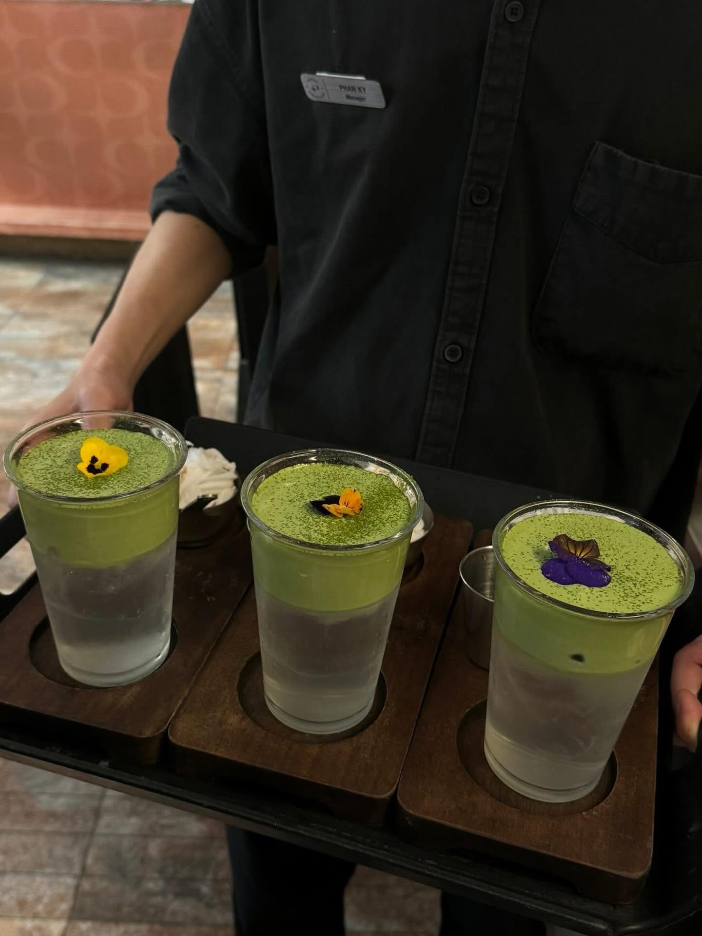 Món matcha nước dừa được quán vô cùng lăng xê.