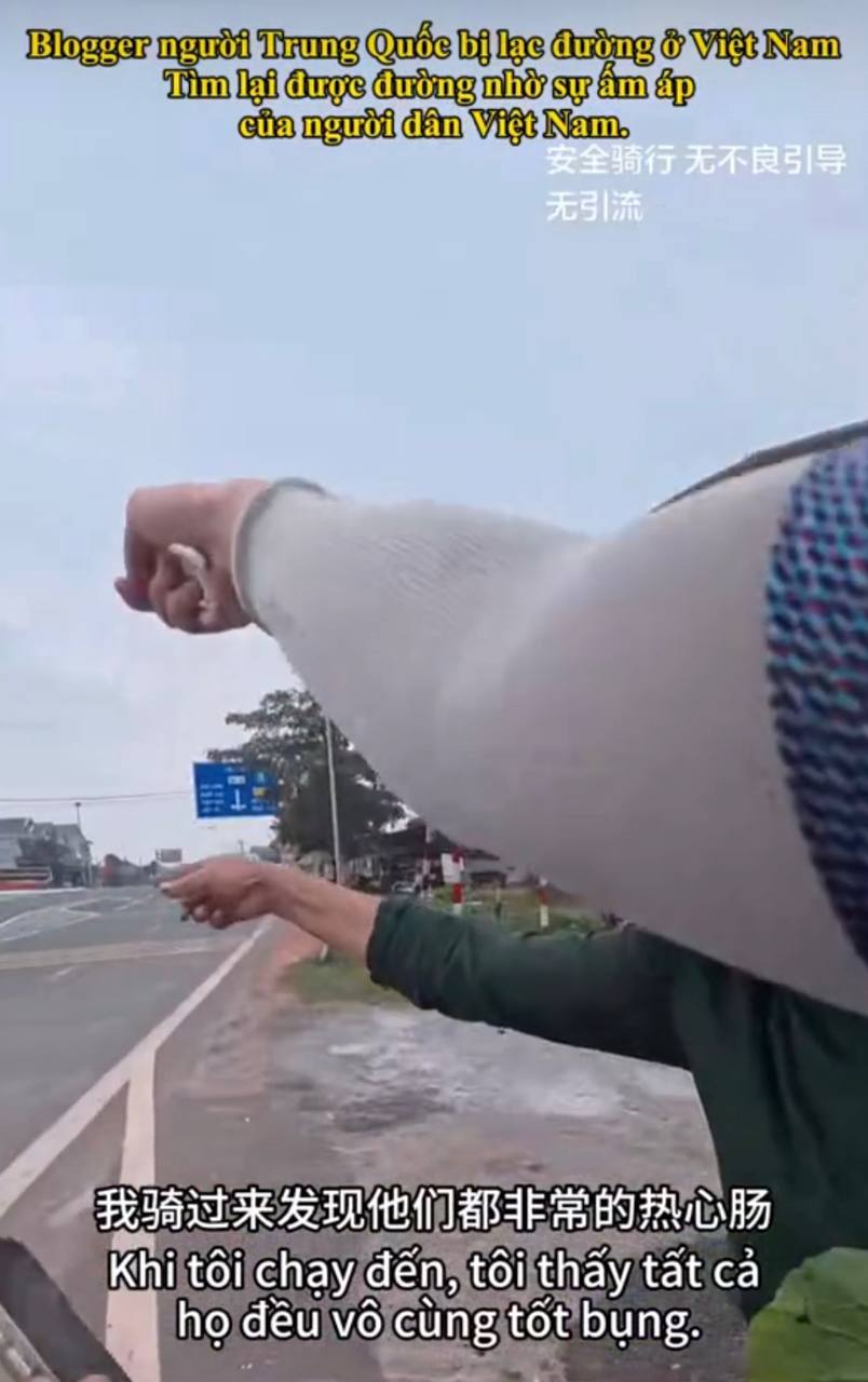 Một lời bộc bạch đáng yêu từ du khách Trung Quốc.