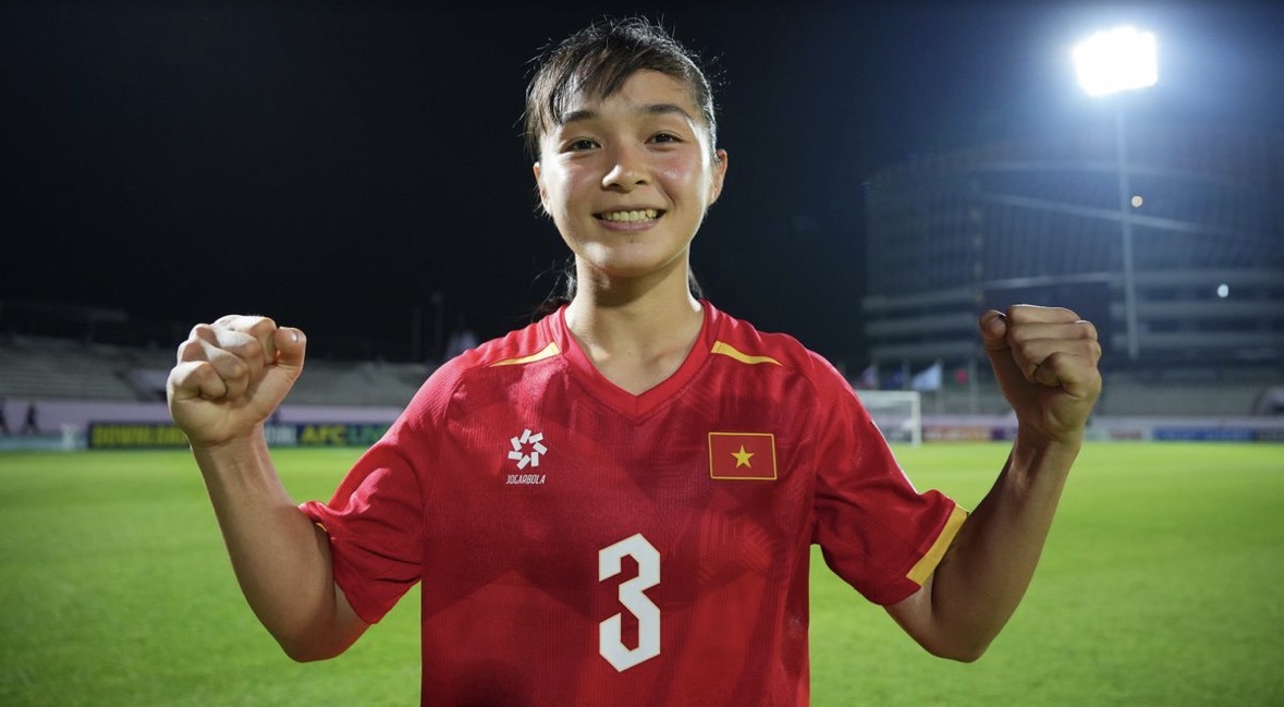 U20 nữ Việt Nam vào tứ kết U20 châu Á (Ảnh: VFF)
