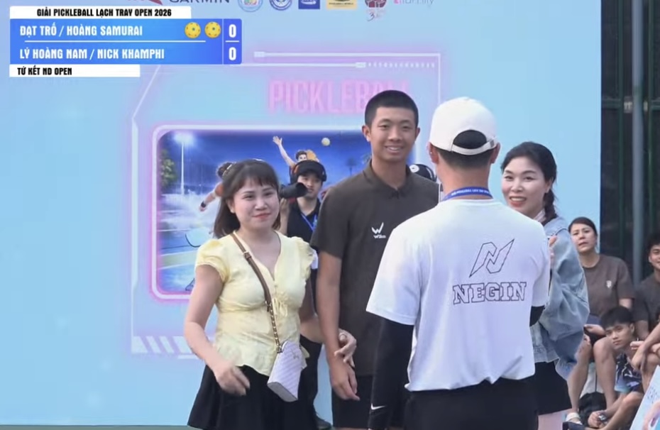Quang Dương chấn thương, bỏ dở trận tứ kết Pickleball tại Hải Phòng
