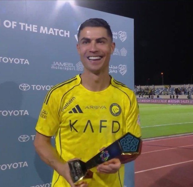 Ronaldo xuất sắc nhất trận đấu (Ảnh CMH)