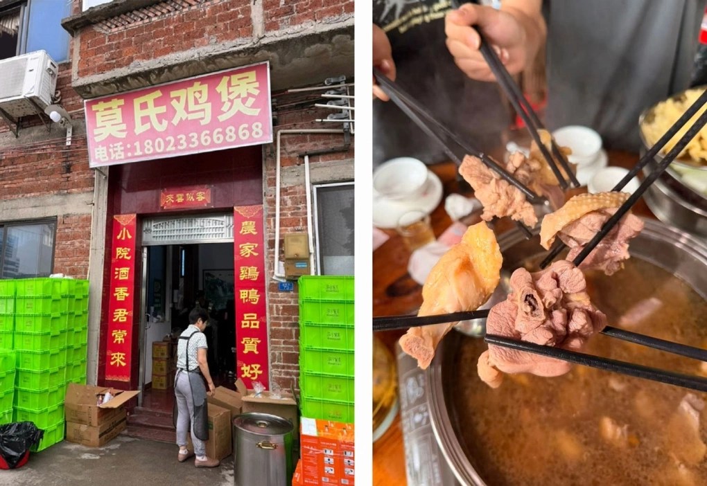 Quán lẩu gà hot nhất trên MXH Trung Quốc những ngày qua