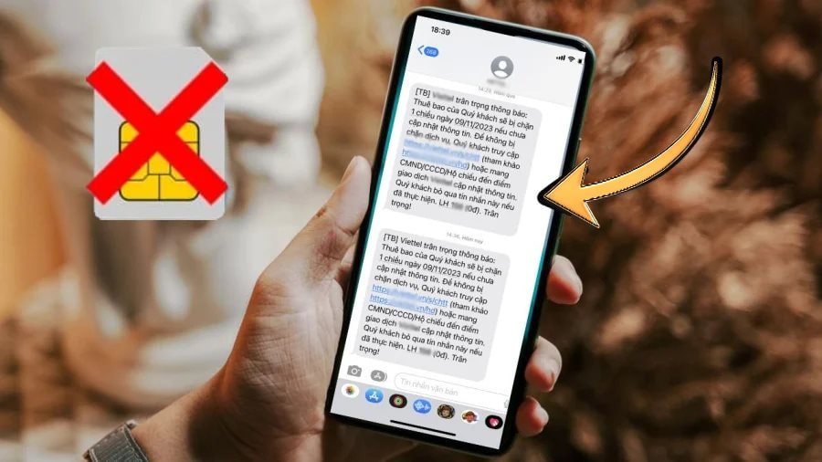 Người dùng không xác thực SIM chính chủ sẽ bị nhà mạng khóa thuê bao