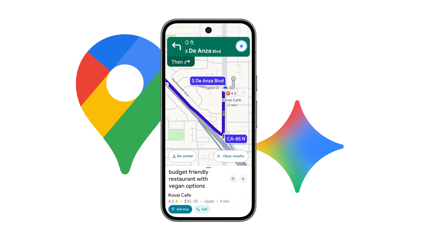 AI Gemini đã được tích hợp trên Google Maps