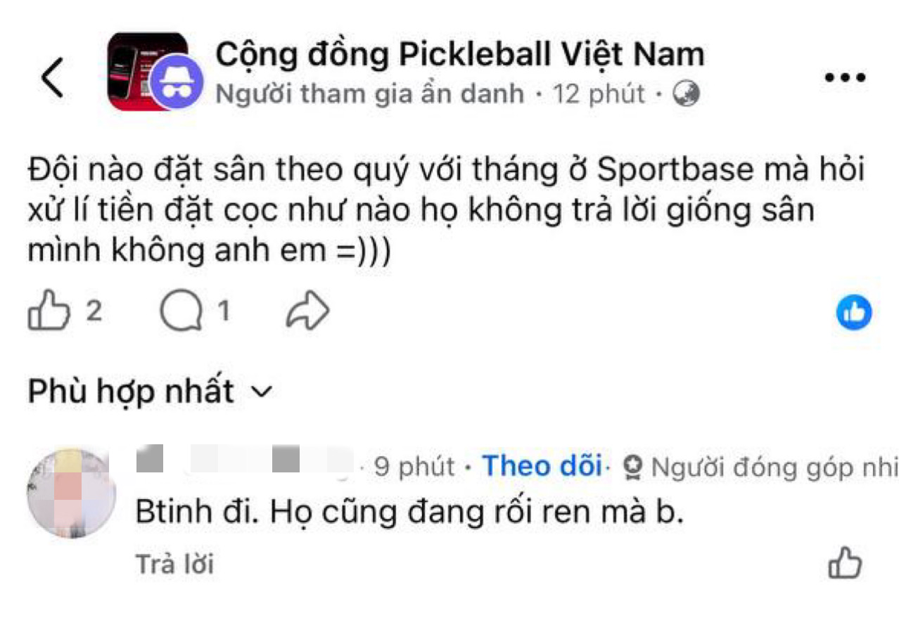 Người lo mất tiền cọc