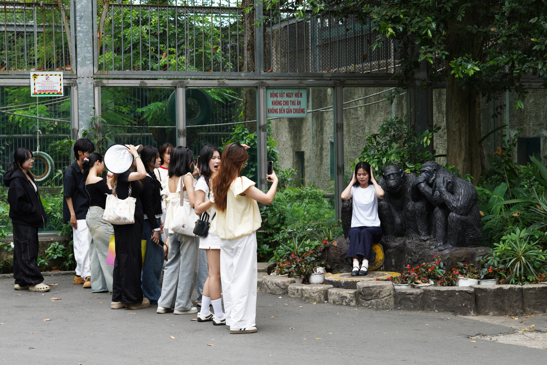 Sau loạt cảnh báo leo trèo nguy hiểm tại Thảo Cầm Viên: Giới trẻ nâng cao ý thức, đội nắng xếp hàng săn ảnh giống Sơn Tùng MTP