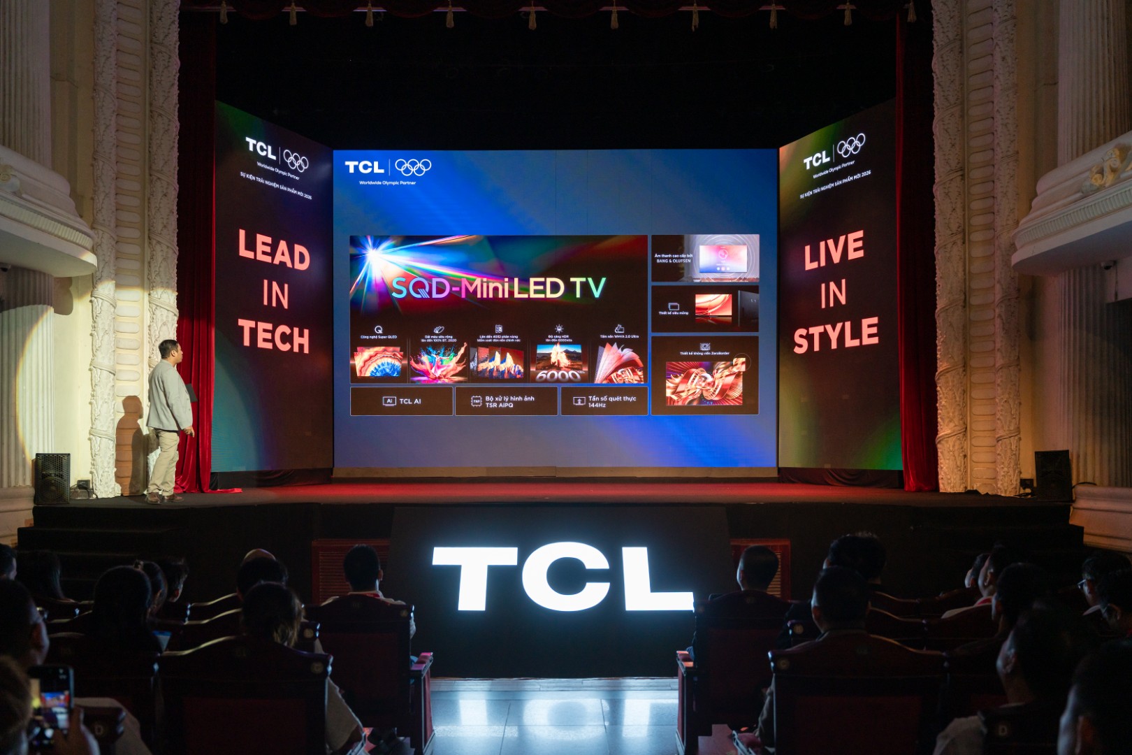 TCL ra mắt thế hệ TV SQD-Mini LED mới, tung dải sản phẩm hoàn thiện hệ sinh thái gia dụng thông minh