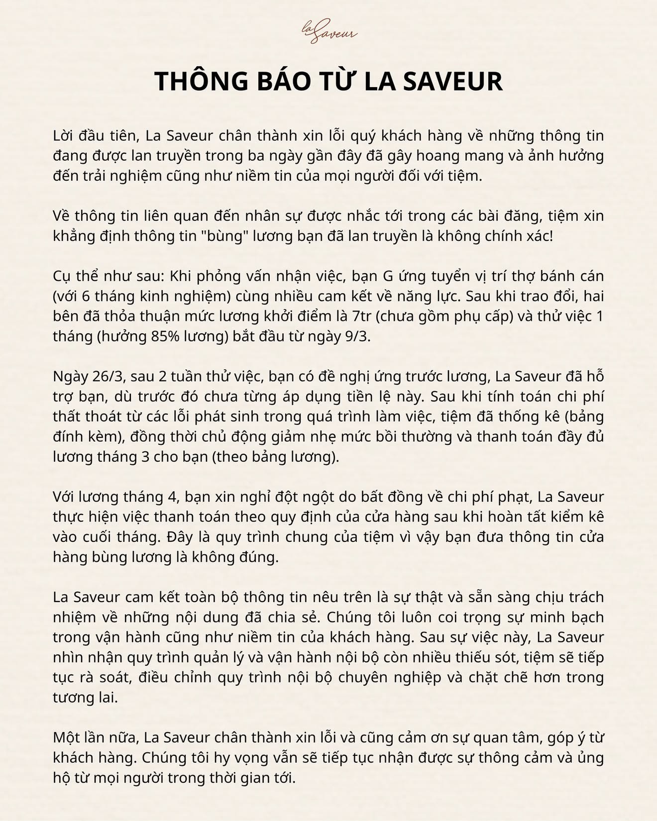 Xôn xao hình ảnh nghi vấn bếp bẩn tại tiệm bánh nổi tiếng Hà Nội, đại diện quán chính thức lên tiếng