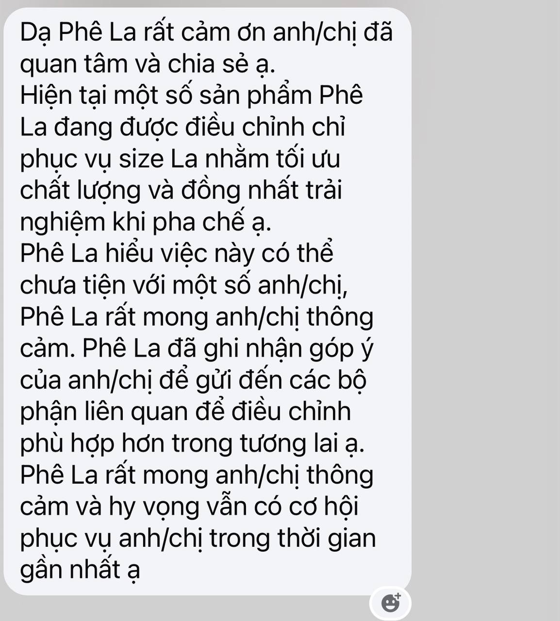 Phê La “khai tử” size nhỏ, giá chạm mốc 80.000/ ly khiến 3 triệu người tranh luận