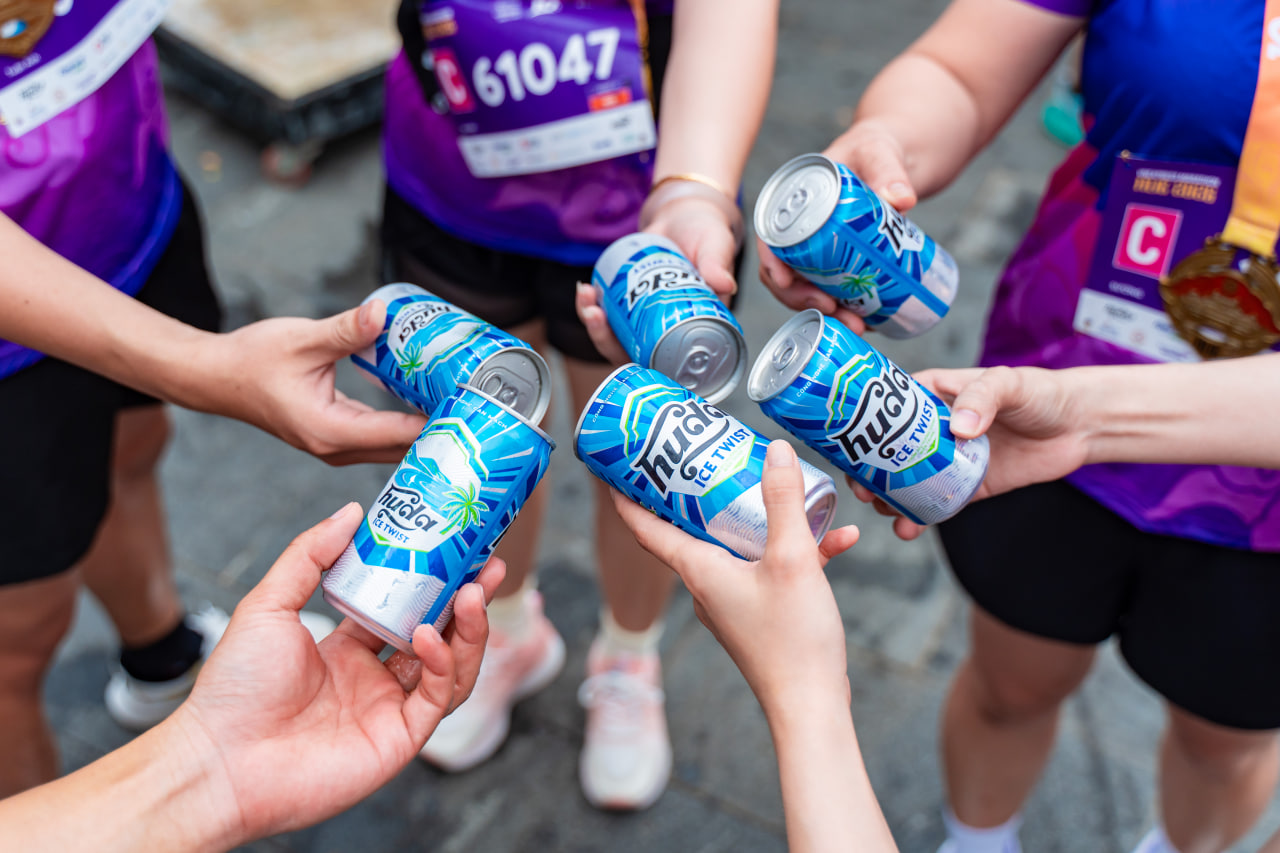   Huda Ice Twist chính là món uống giải nhiệt được rất nhiều runner lựa chọn trong hành trình hàng chục km tại Huế   