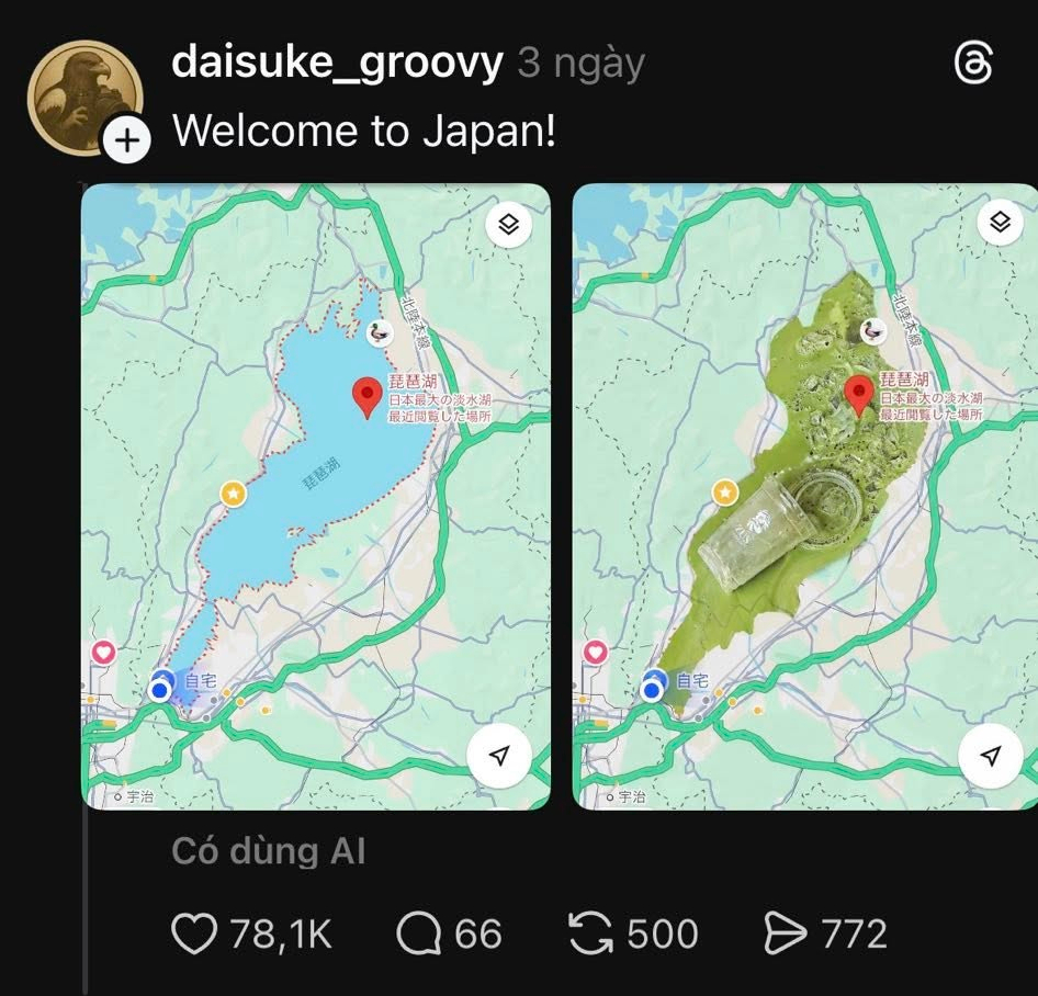 Gần 10 triệu người xem ly matcha đổ