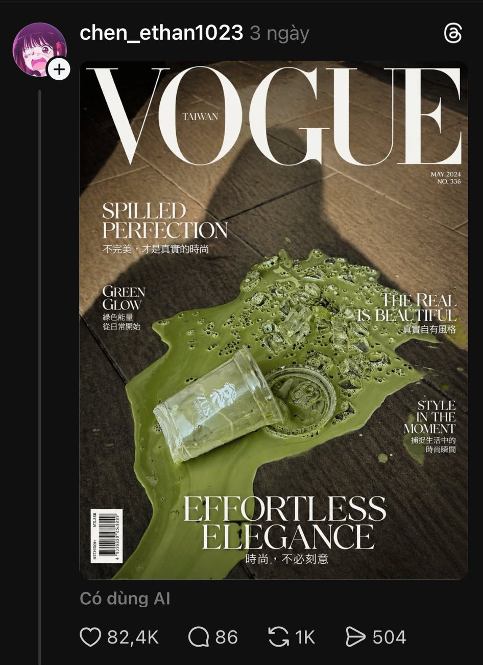 Gần 10 triệu người xem ly matcha đổ