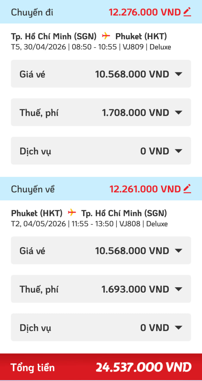 Vé máy bay chạm mốc 25 triệu, Thái Lan không còn là lựa chọn rẻ nữa rồi