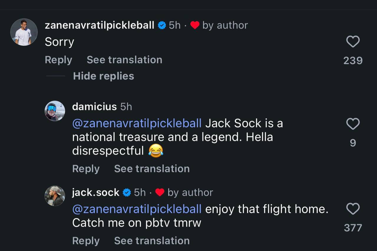 Màn bình luận qua lại gây sốt cộng đồng pickleball