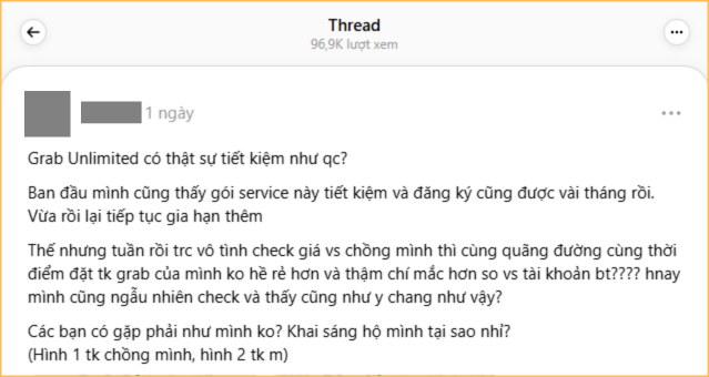 Nguyên văn bài đăng đang viral trên Threads (Ảnh chụp màn hình)