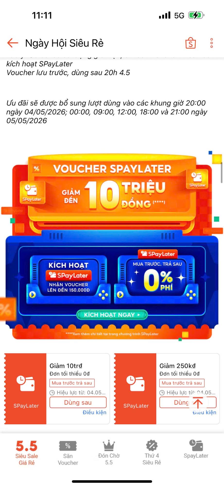 Bí kíp săn sale 5.5: Tất tần tật cách săn voucher 10 triệu đồng khi chốt đơn Shopee, xem nhanh còn kịp!
