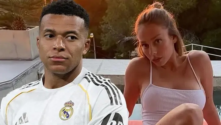 Mbappe và bạn gái 