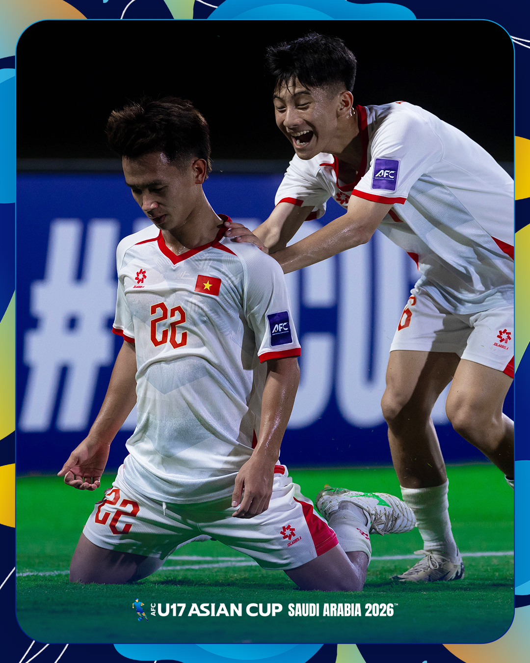 U17 Việt Nam giành 3 điểm trận khởi đầu (Ảnh: AFC)