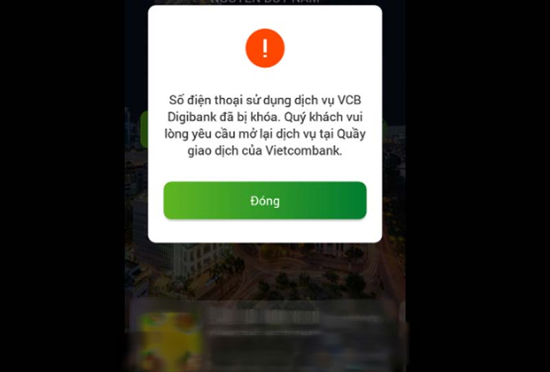 Trường hợp bị phong tỏa tài khoản, đóng băng giao dịch theo quy định mới nhất của Vietcombank 