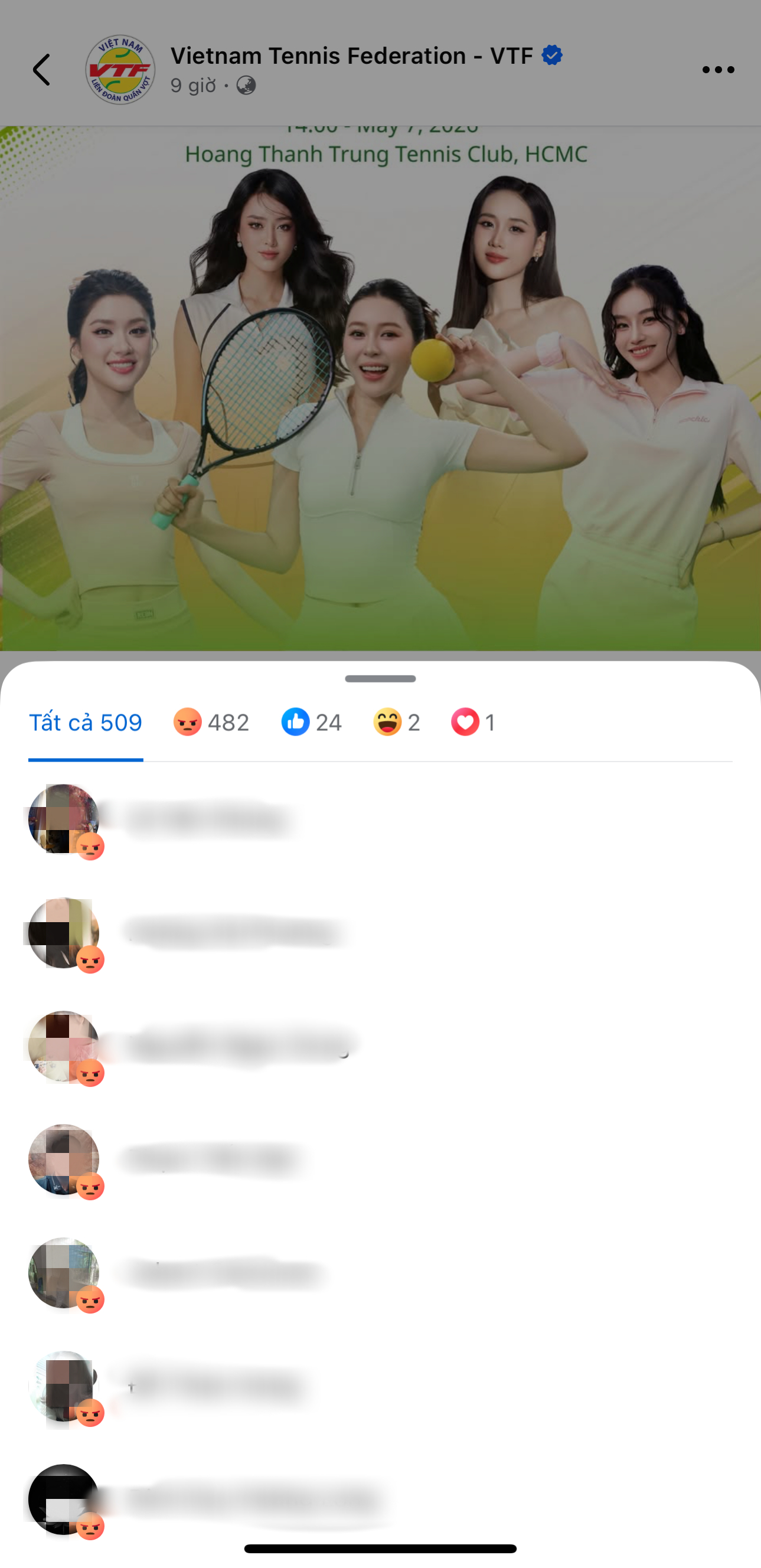 Liên đoàn Tennis ra mắt môn thể thao mới nhưng nhận toàn phẫn nộ (Ảnh CMH)
