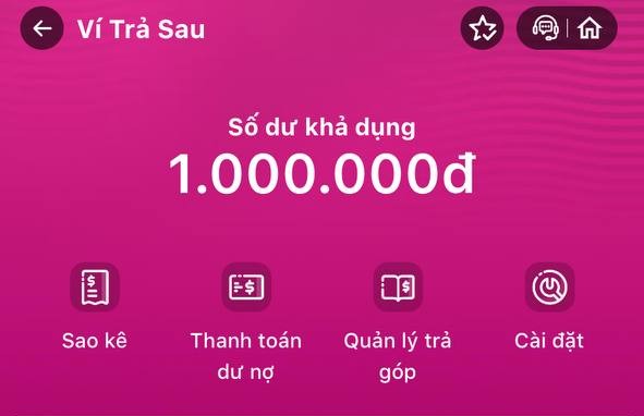 Lưu ý cho những người đang dùng Ví Trả Sau MoMo
