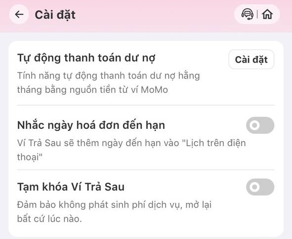 Lưu ý cho những người đang dùng Ví Trả Sau MoMo