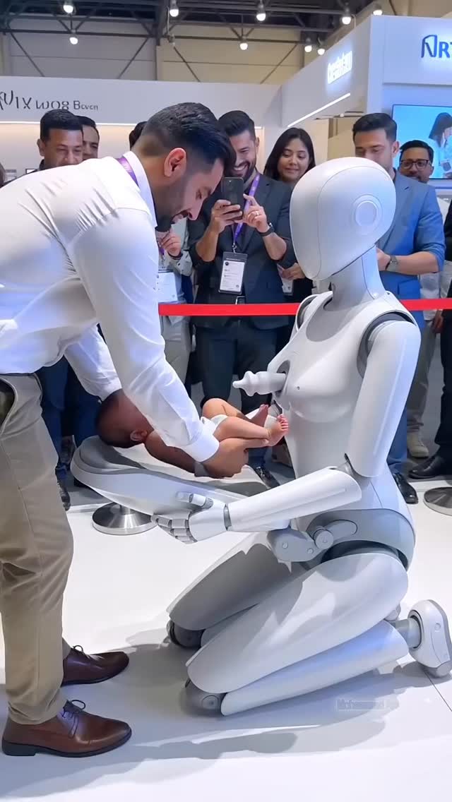 Đoạn clip viral về robot AI với lời giới thiệu là công nghệ AI mới nhất của Dubai dành cho tương lai năm 2026