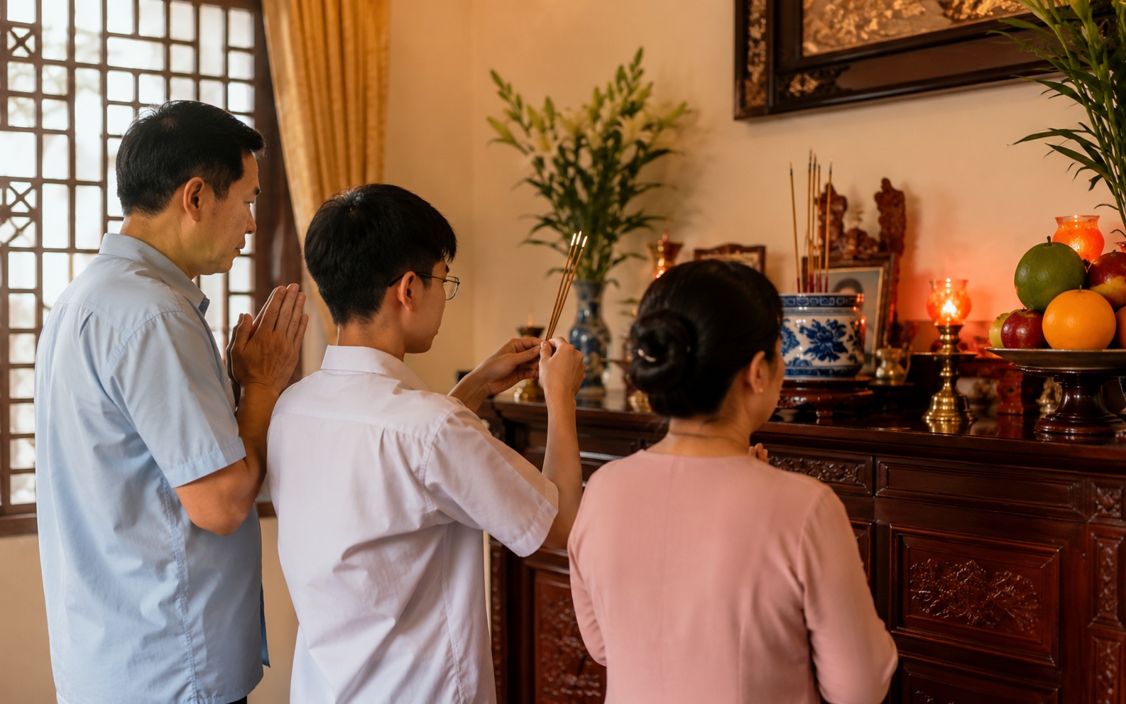 5 thời điểm nên thắp hương