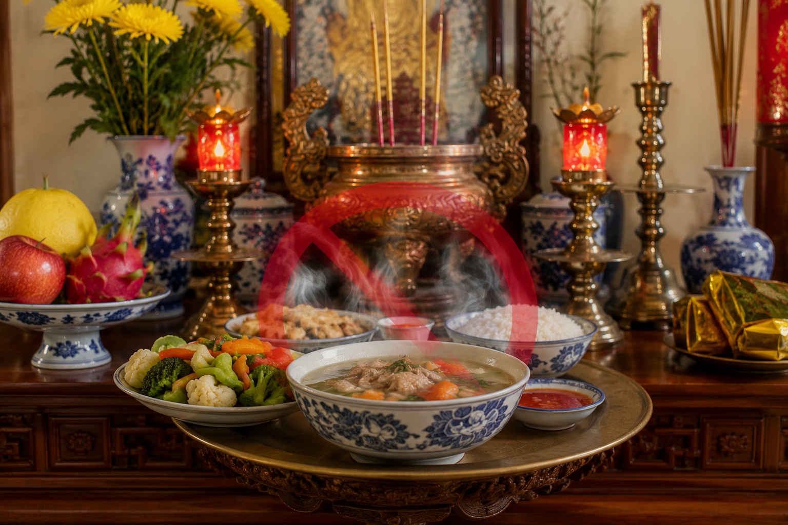 Có nên ăn đồ cúng ngay sau khi hạ lễ?