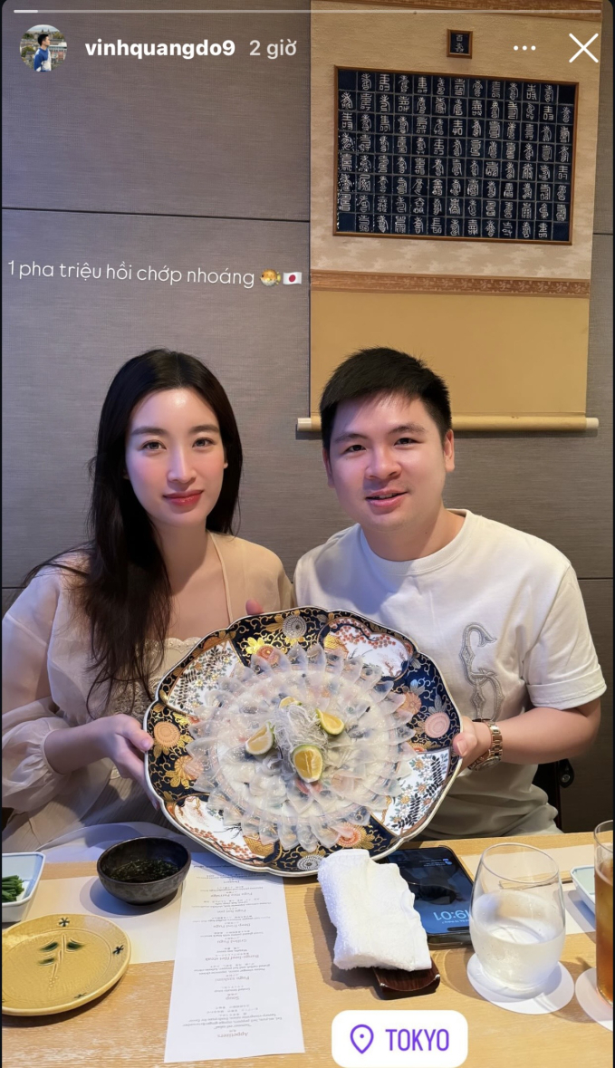 Cô nàng thường xuyên đi du lịch cùng chồng