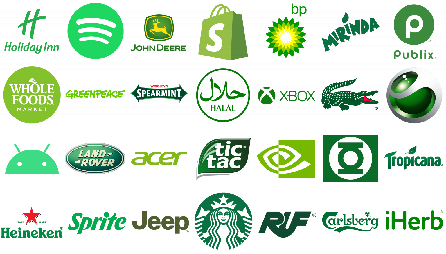 Giải mã những “sắc xanh” tỷ đô: Vì sao Grab, Starbucks, WhatsApp và nhiều “ông lớn” đều chọn xanh lá làm màu logo chủ đạo?