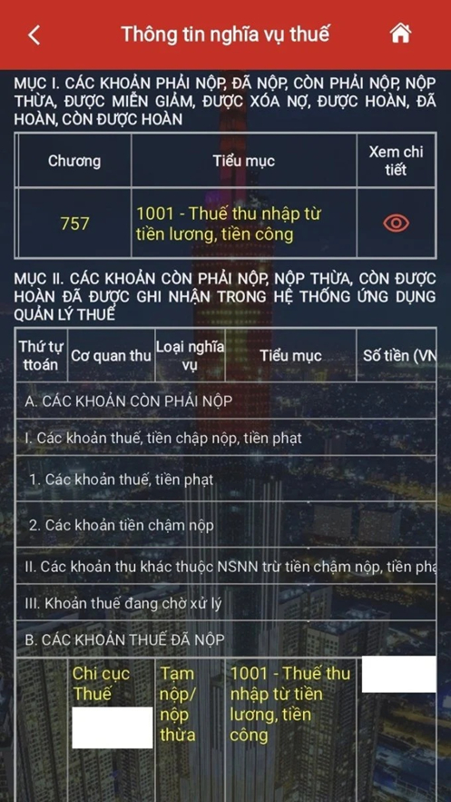 Một KOL vừa khoe đóng thuế hơn 500 triệu đồng, ảnh chụp màn hình rõ ràng công khai