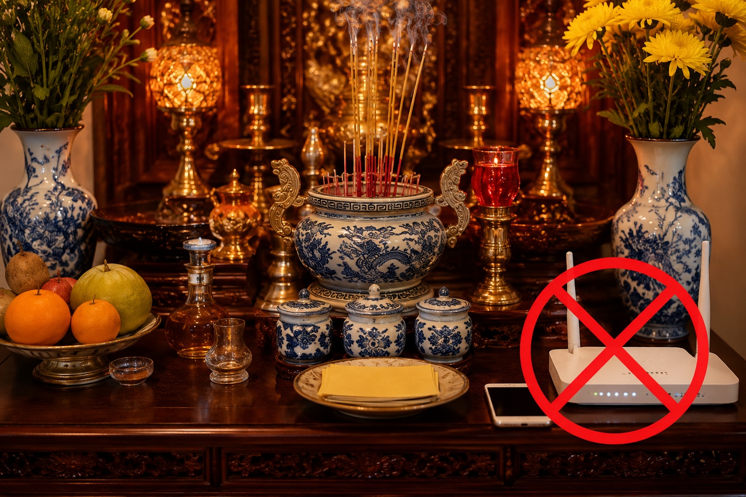 1 thứ tuyệt đối không nên đặt cạnh bát hương