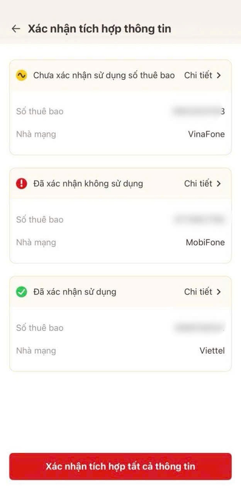 Cách xác thực thông tin SIM chính chủ trên VNeID để không bị khóa SIM, xóa số điện thoại