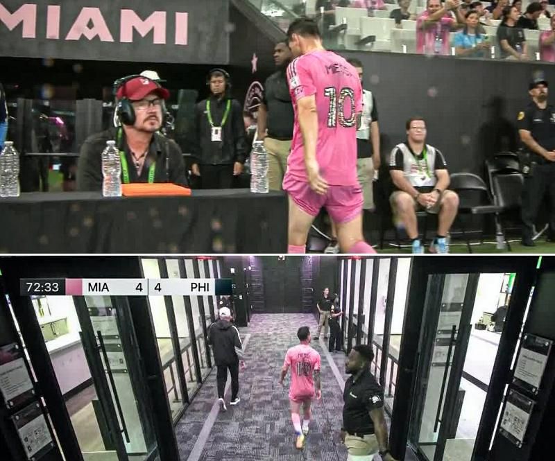 Messi rời sân sớm