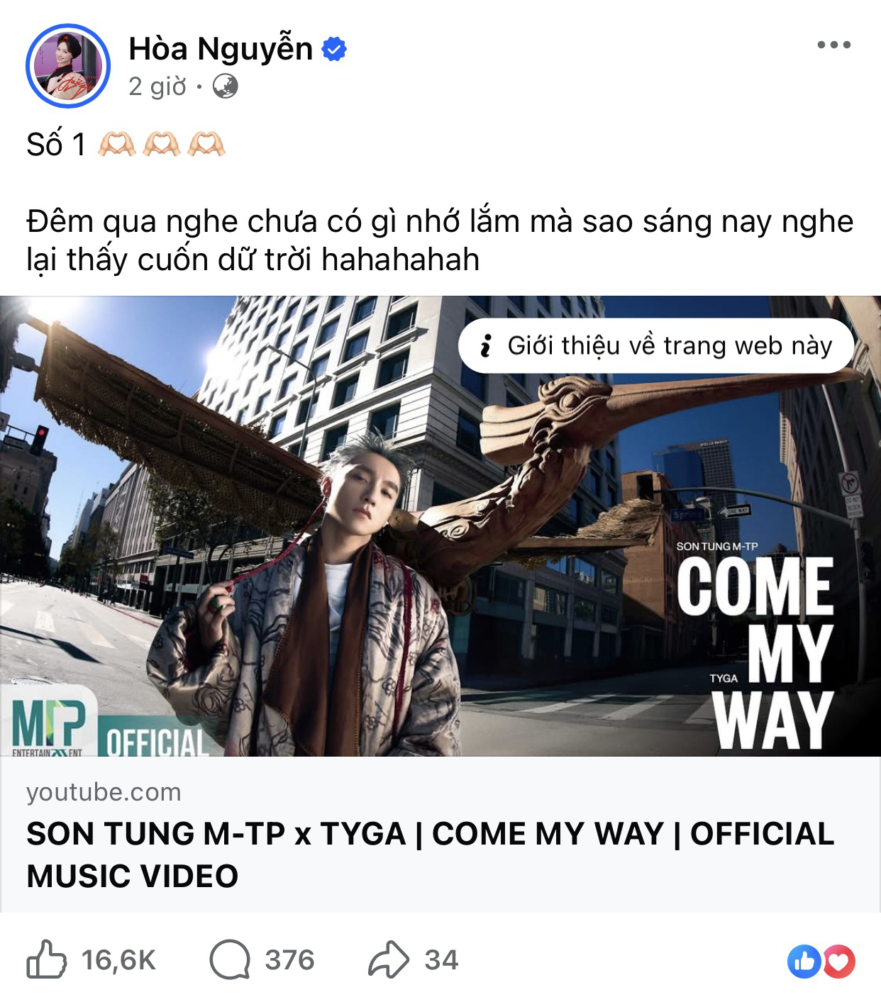 Hòa Minzy khẳng định Sơn Tùng là số 1
