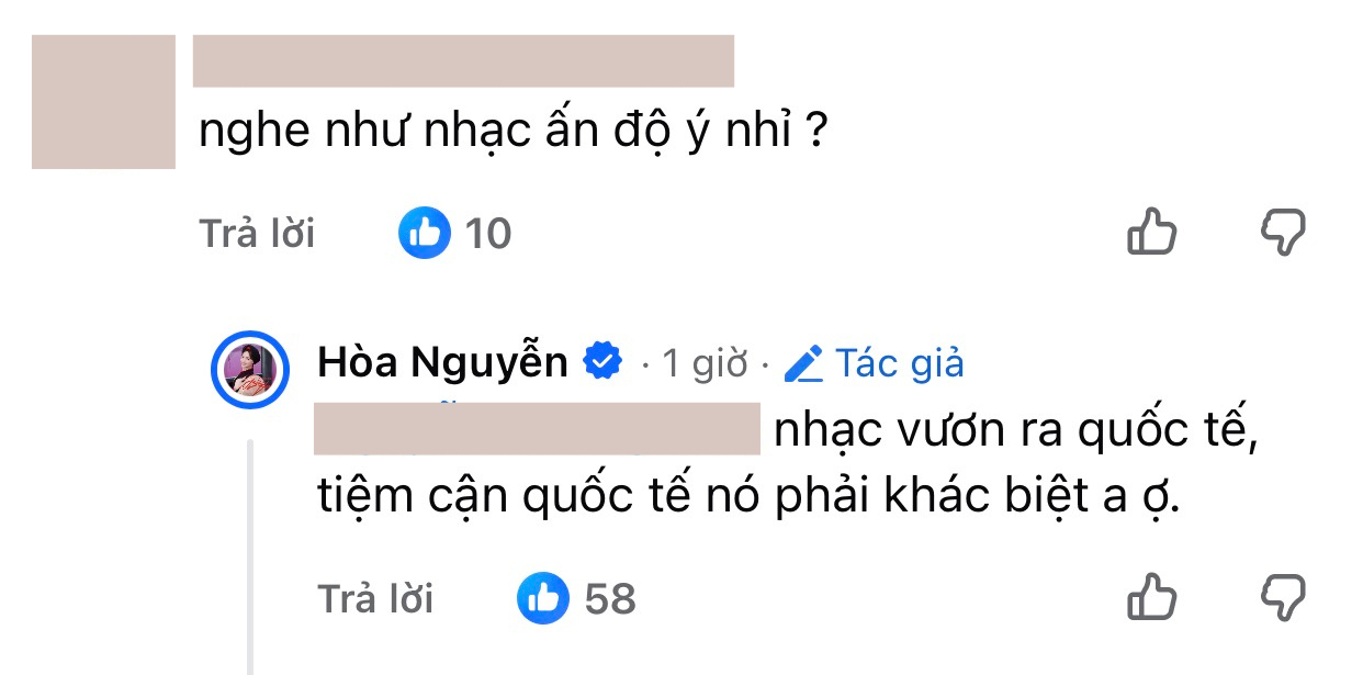 Hòa Minzy nhận xét nhạc Sơn Tùng tiệm cận quốc tế nên phải khác biệt