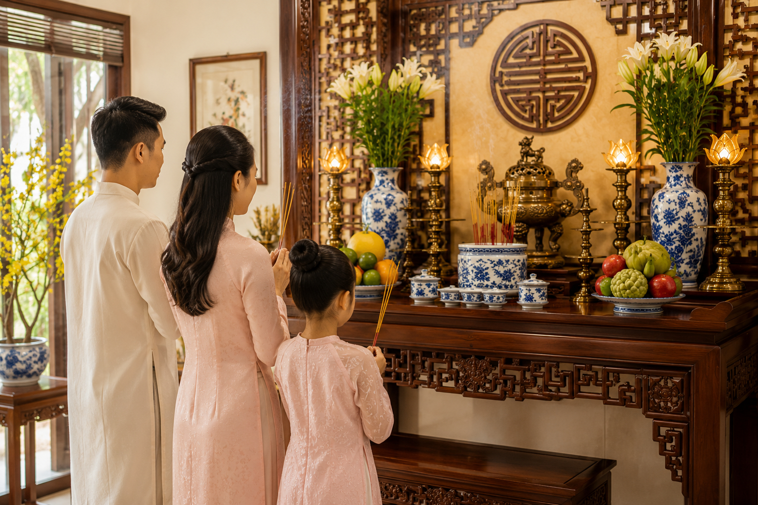 Trước khi thắp hương có cần thay nước không?