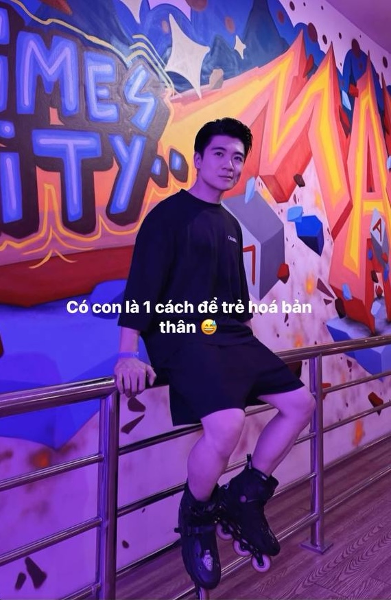 Cuộc sống đời thường cuối tuần của thiếu gia Đỗ Quang Vinh (Ảnh: FBNV)
