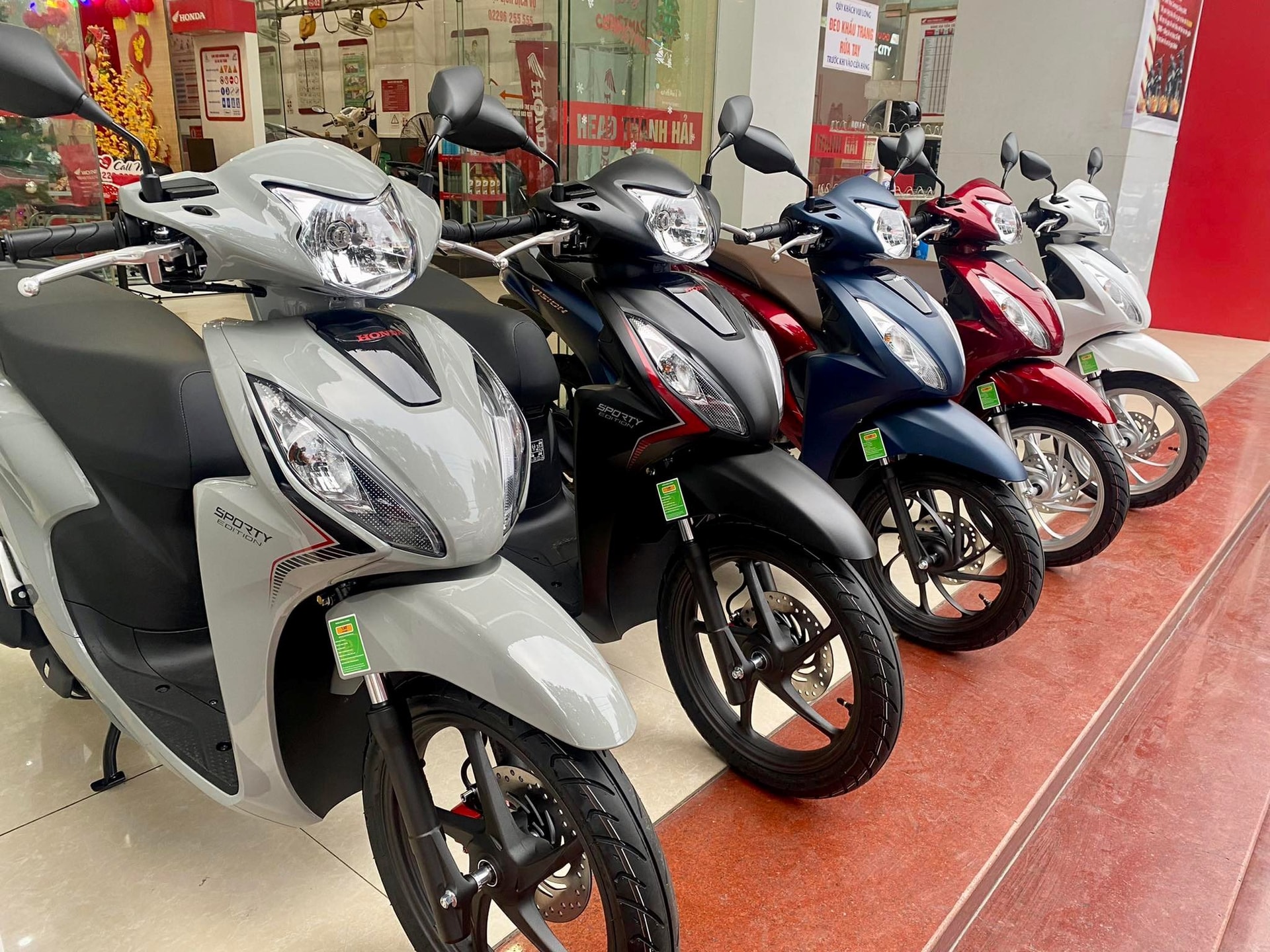 Bảng giá xe máy Honda Vision mới nhất tháng 6/2026
