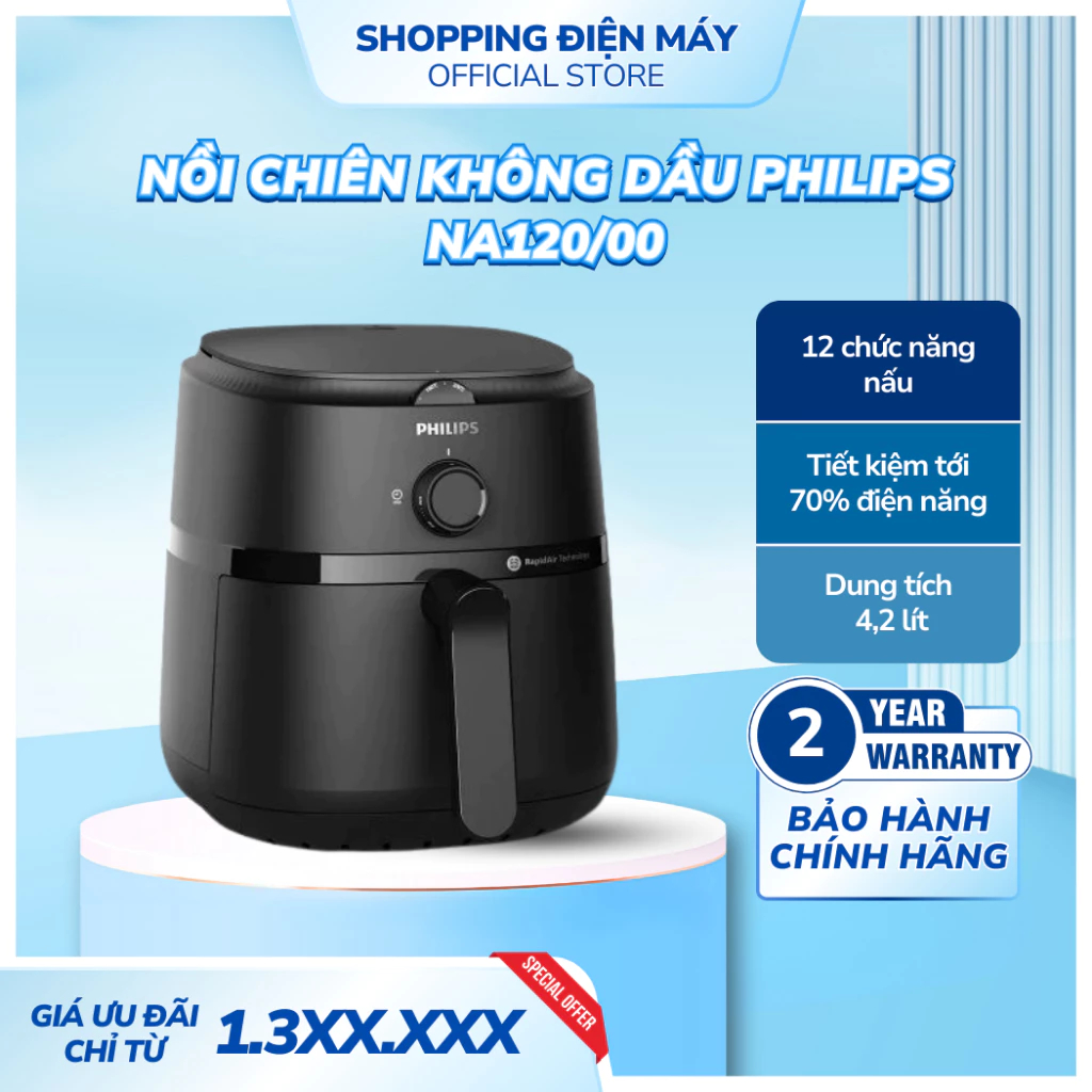 SALE 6/6: 5 mẫu nồi chiên không dầu giá loanh quanh 1 - 1,5 triệu, nhà bạn đã sắm chưa?